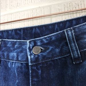 Harley Davidson Boyfriend Jean Mid Rise Acid Wash